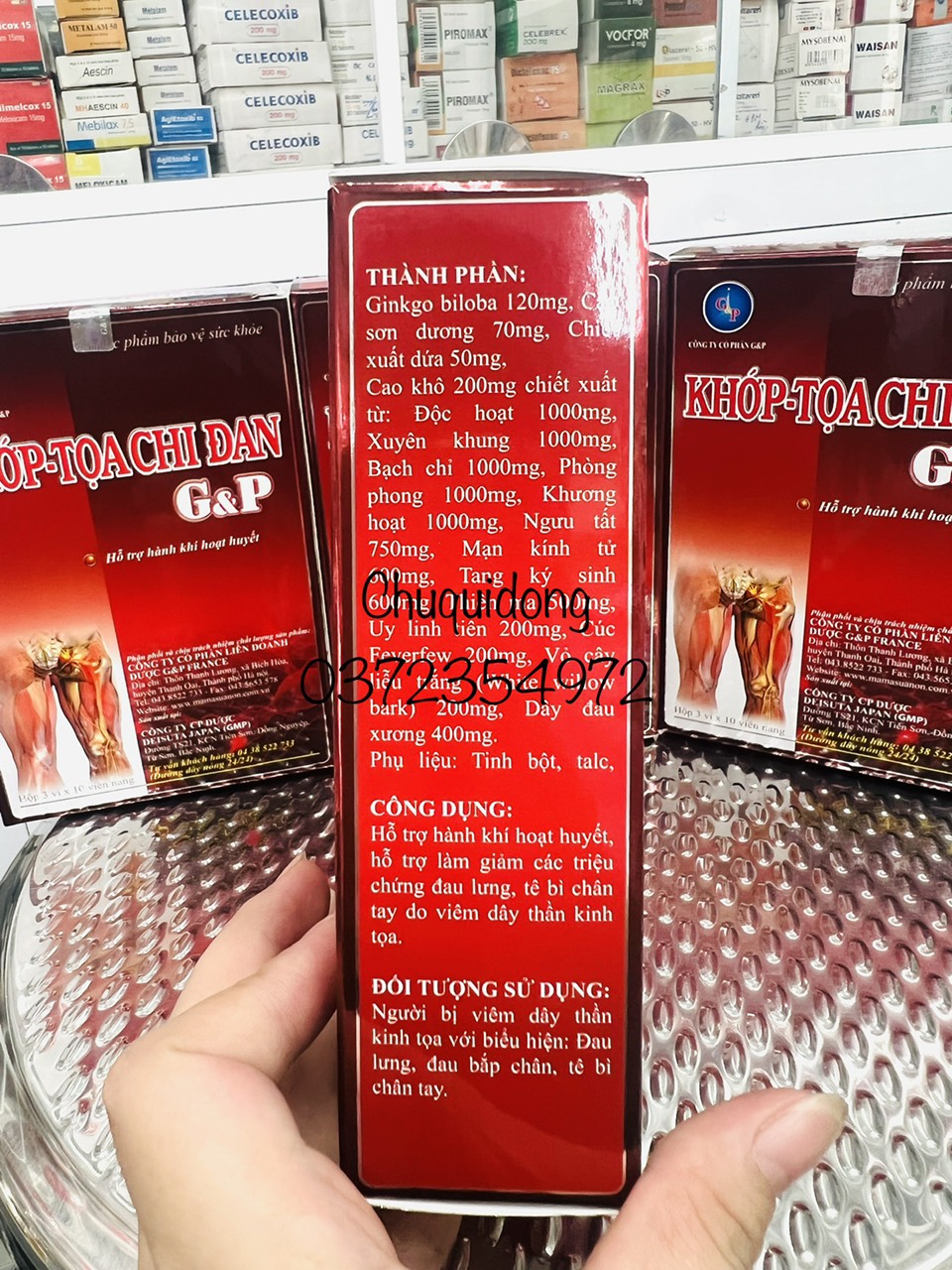 [HCM]Khớp toạ chi đan hộp 30viên