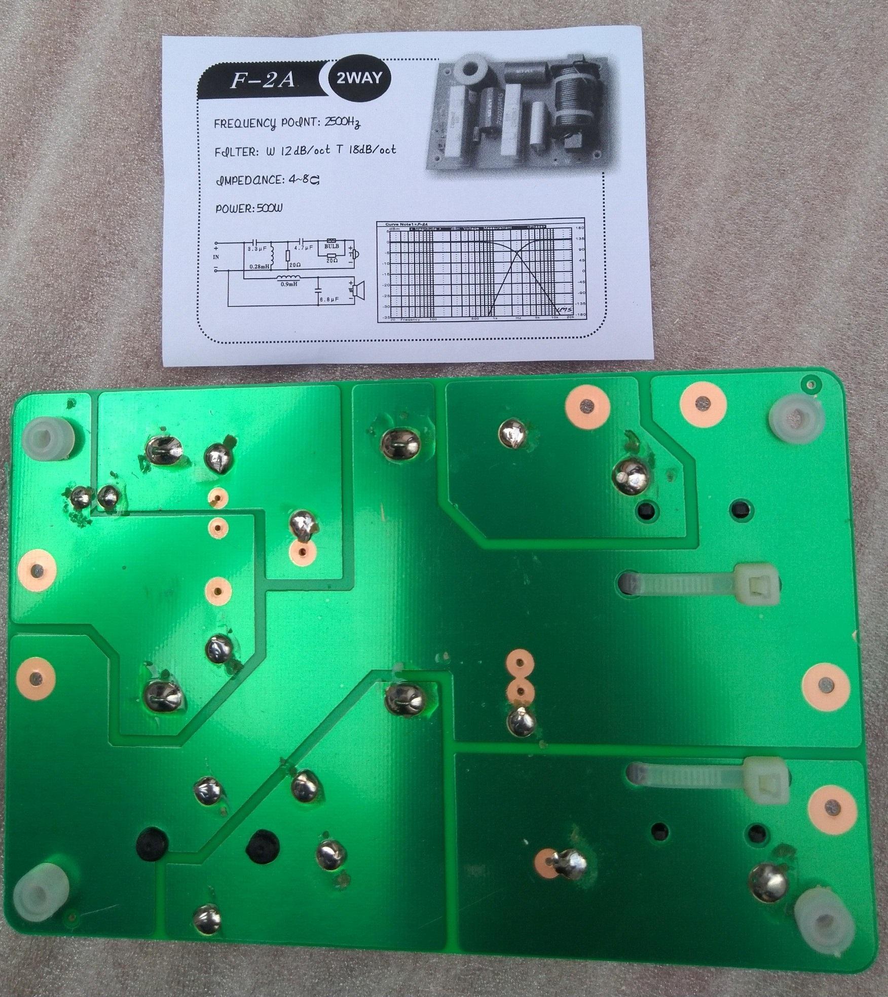 BỘ 2 MẠCH PHÂN TẦN FULL ĐƠN F2A - PHÂN TẦN 2 LOA