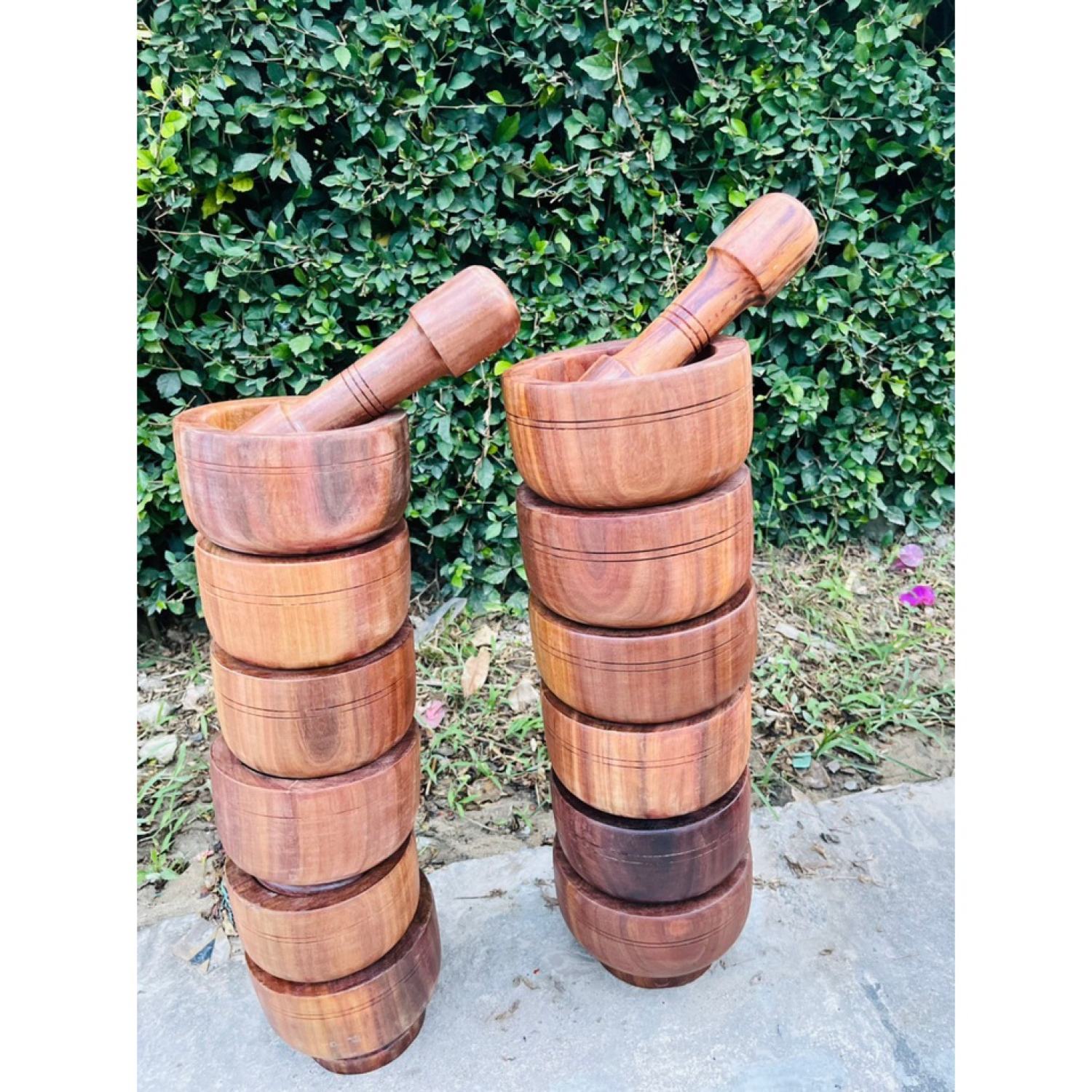 Bộ chày cối gỗ Nghiến xịn