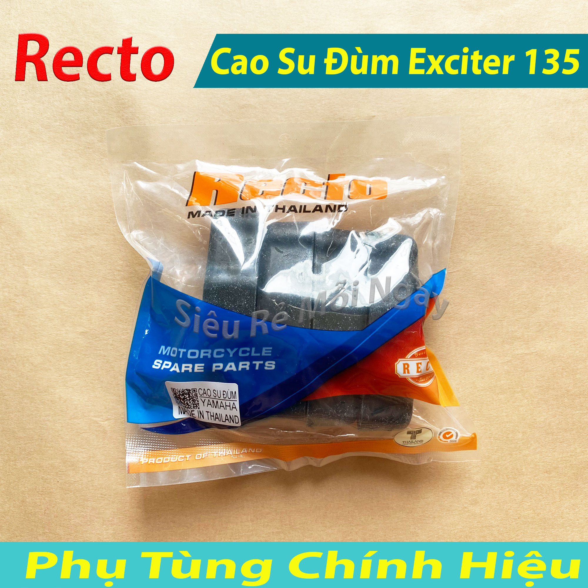 [HCM]Cao su đùm Recto cho Exciter 135 - Made in Thailan