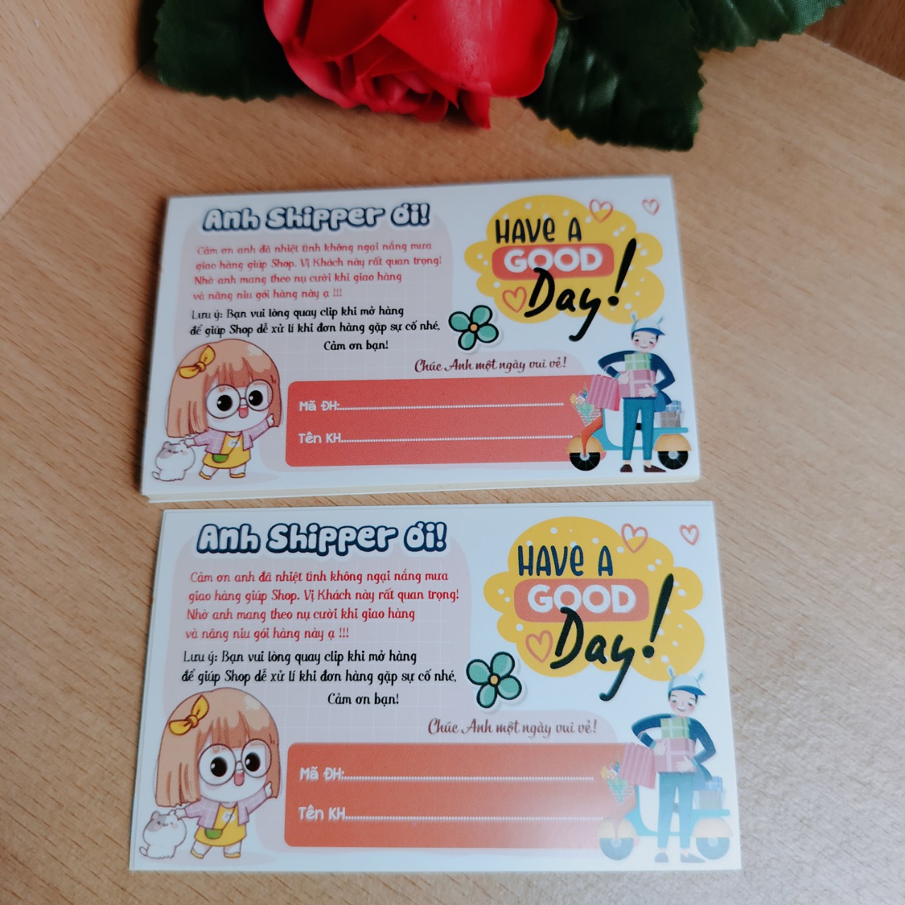 combo 100 Tem dán cảm ơn shipper, NHÃN CÁM ƠN SHIPPER-MẪU 5