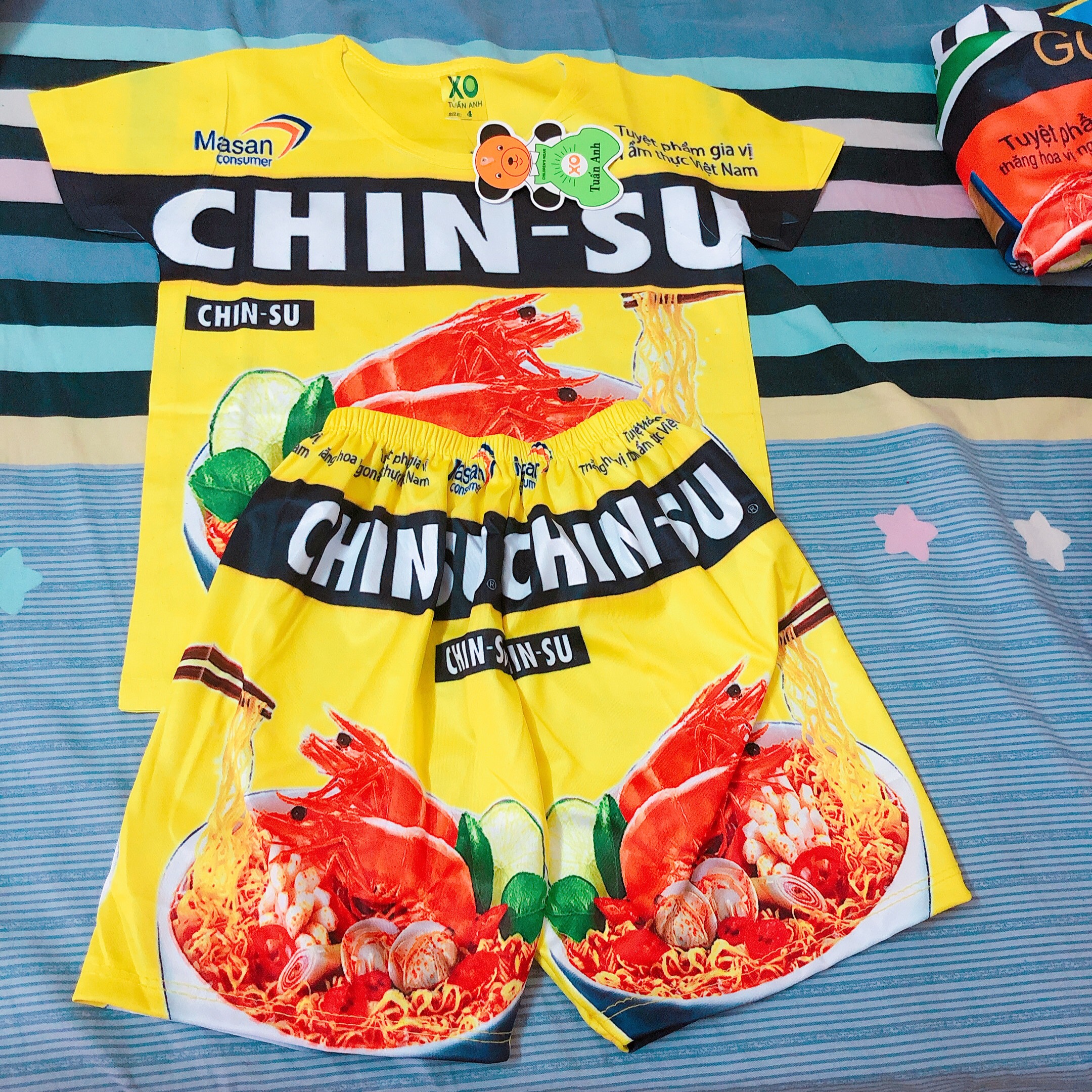 BỘ THUN MÌ TÔM CHO BÉ