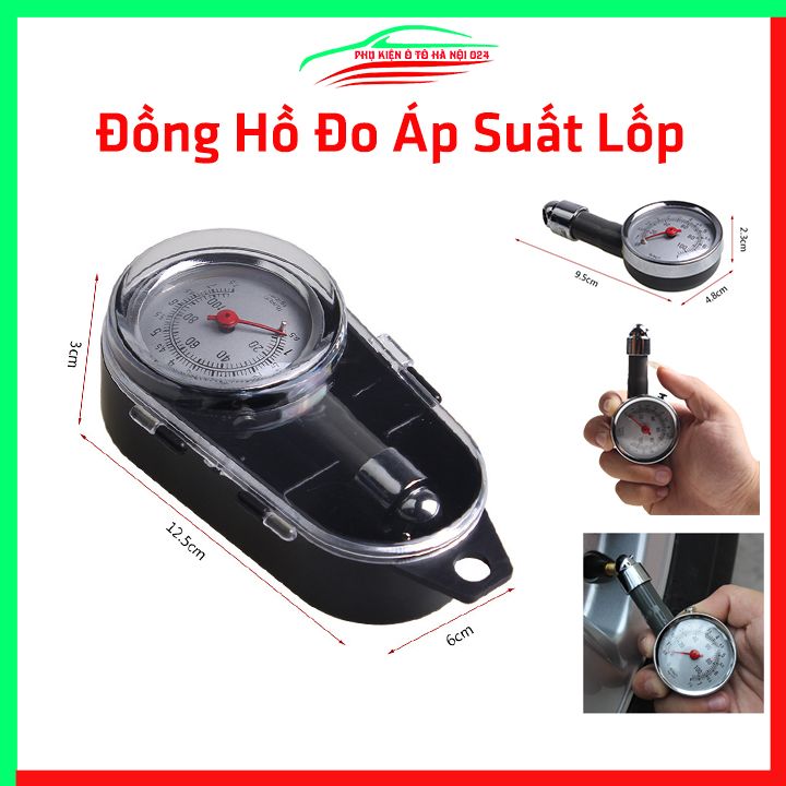 Đồng hồ đo áp suất lốp xe ô tô hiển thị cơ đo hơi bánh xe độ chính xác cao