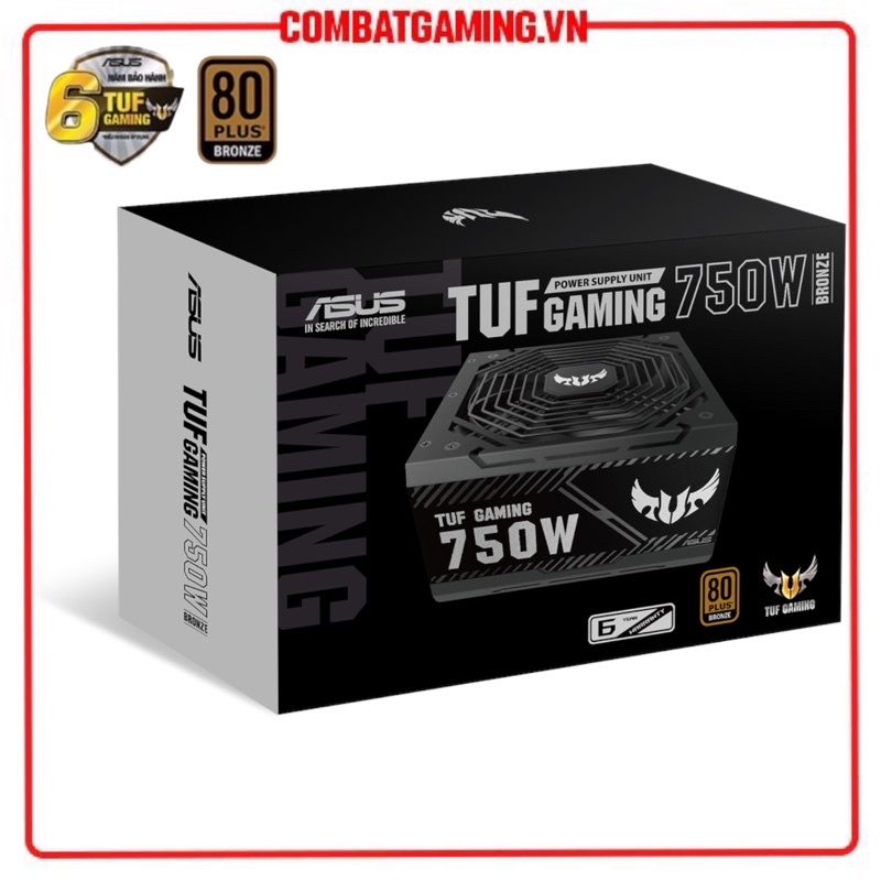 Nguồn asus tuf gaming 650w - 750w bronze 80 plus bronze - non modular