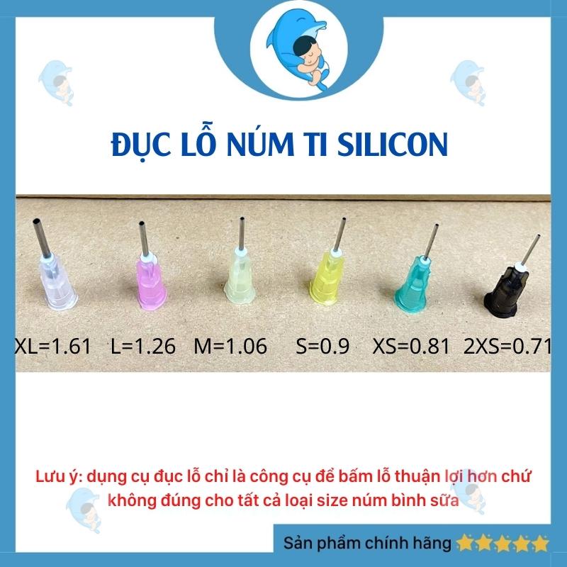 Dụng Cụ Đục Lỗ Núm Ti/Ty Giúp Sữa Chảy Thuận Lợi Hơn