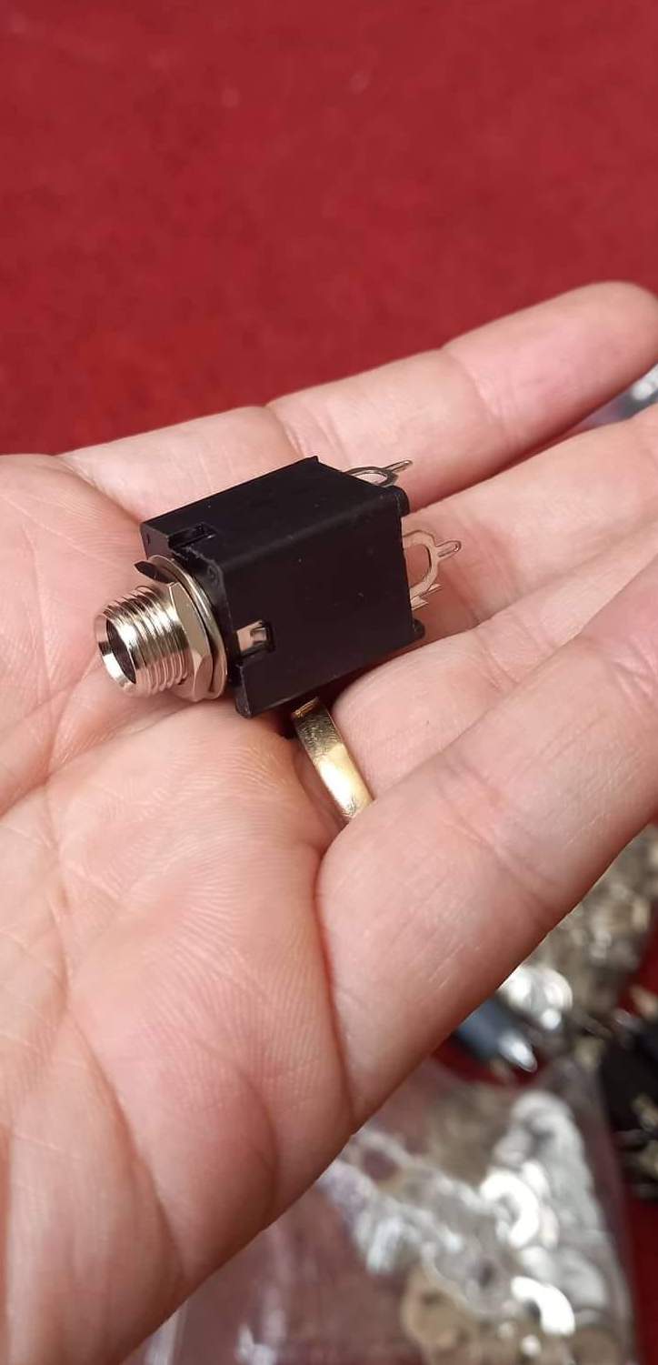 Jack 6 ly âm (cái) Stereo hàn máy Hình Vuông