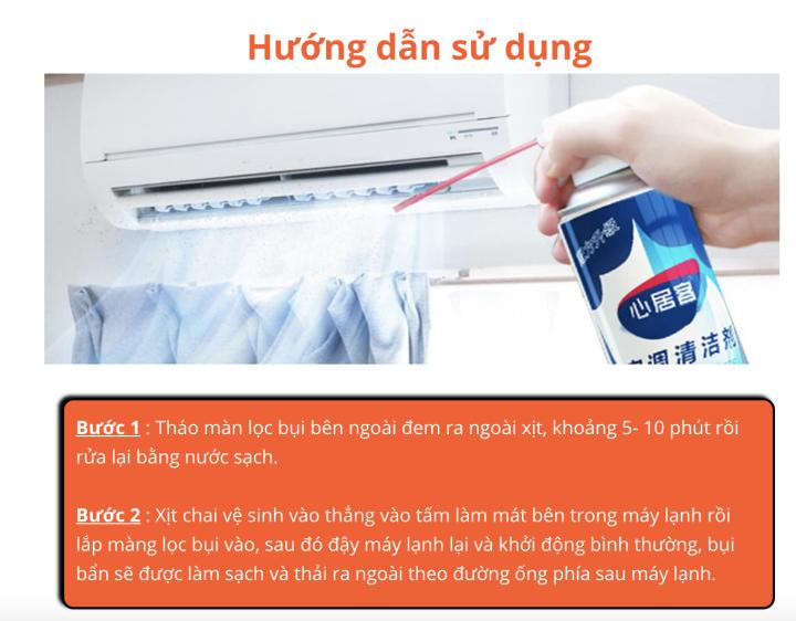 Hanrui - CHAI XỊT VỆ SINH MÁY LẠNH