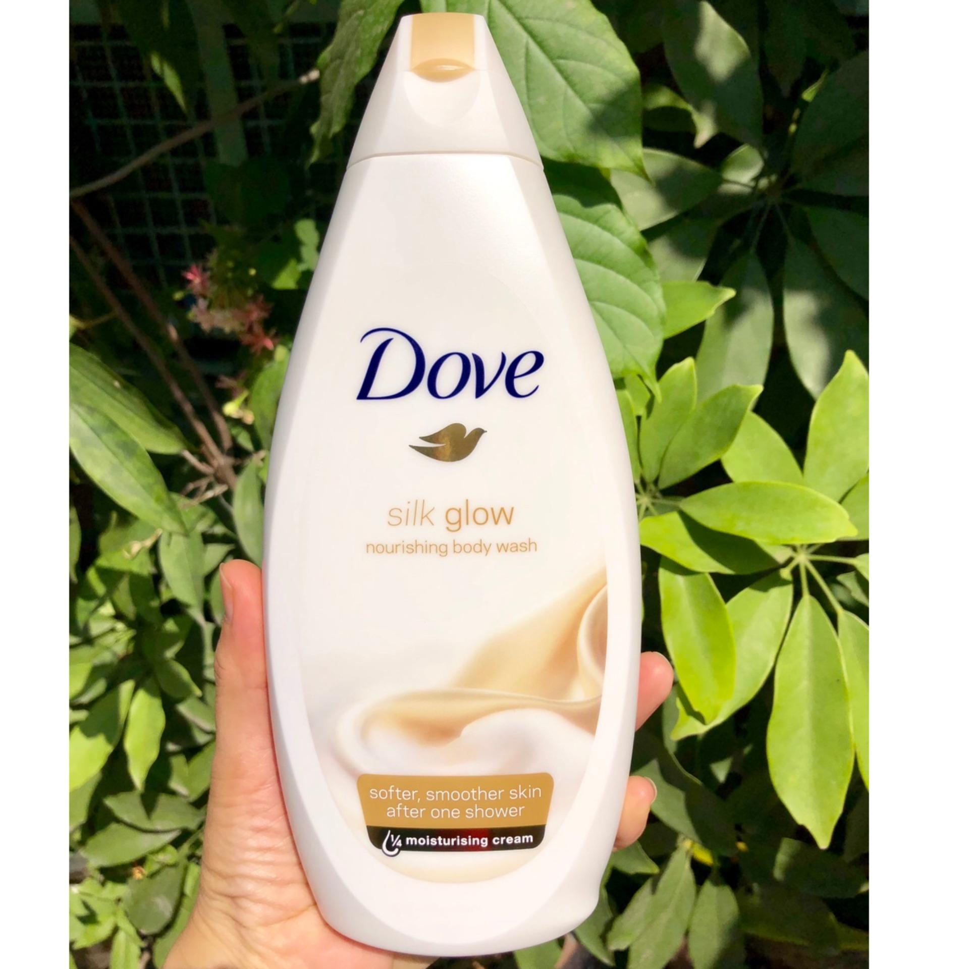 Sữa tắm dưỡng ẩm dove đức - silk glow 500ml