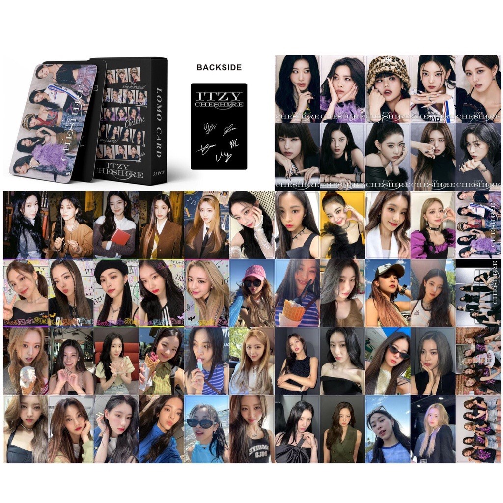 Set 55 lomo card nhóm nhạc ITZY Cheshire