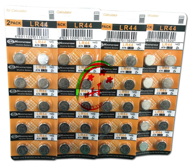 2 vỹ Pin đồng hồ - 2 vỹ Pin AG13/LR44