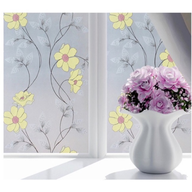 Giấy dán kính 3d- decal dán kính mờ khổ 90cm ( ship hoả tốc)