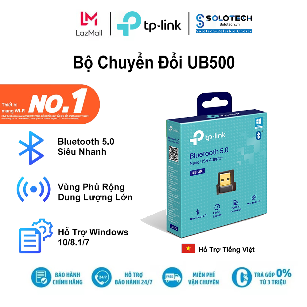 Thiết bị mạng tp-link bộ chuyển đổi ub500 - hàng chính hãng new 100%