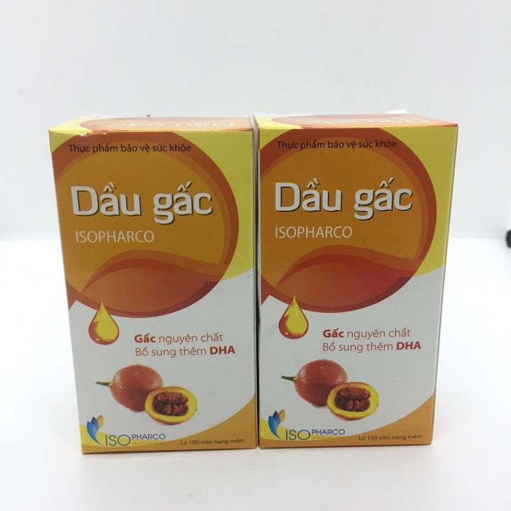 Dầu gấc Isopharco lọ 100 viên