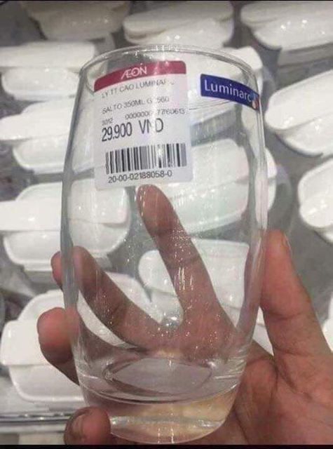 [HCM]Bộ 6 ly thủy tinh Luminarc cao cấp xịn sò