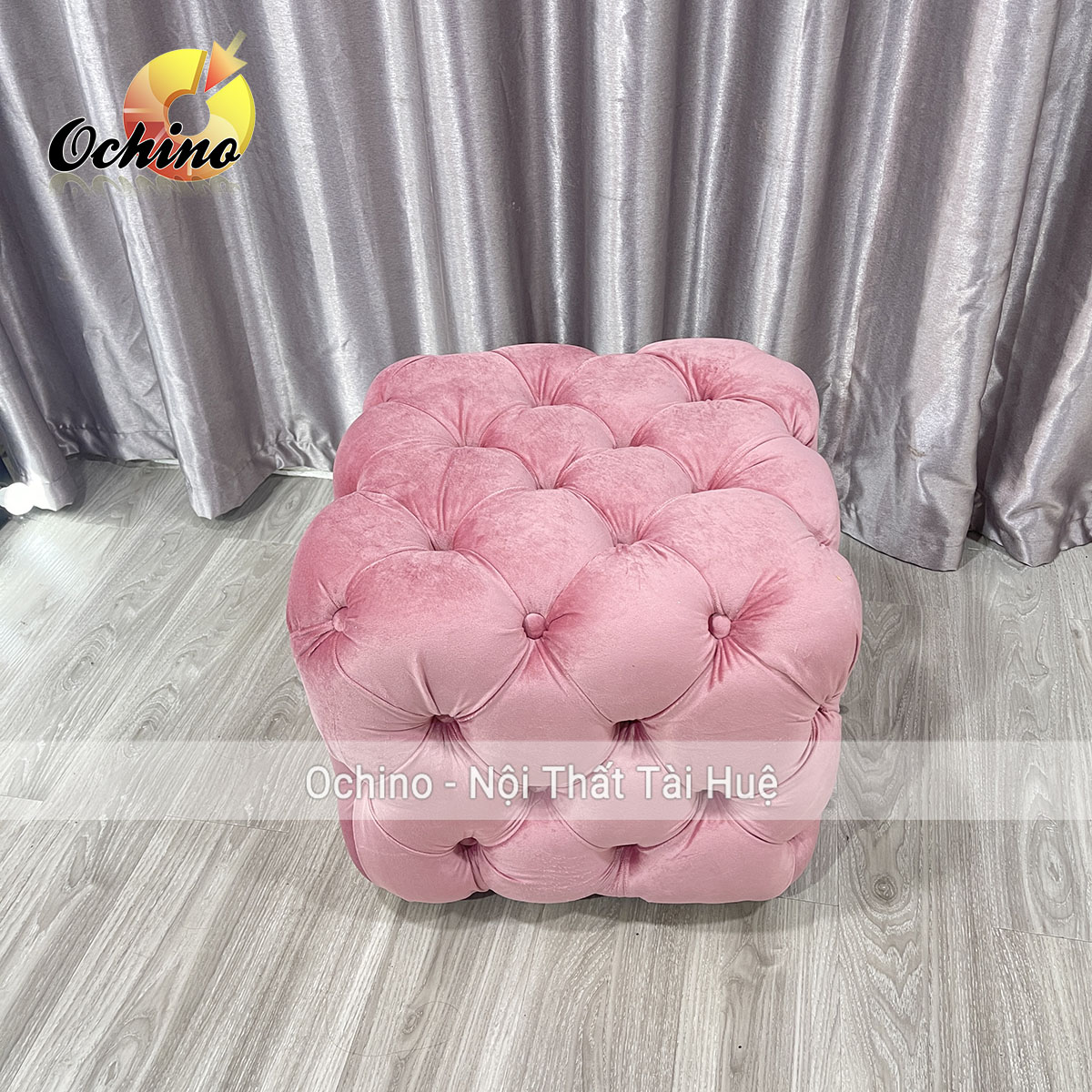(FREE SHIP) Ghế đôn Hình vuông, Đôn VUông Sofa, Đôn vuông Nhún cao cấp dùng trang trí và chụp hình (hàng có sẵn)