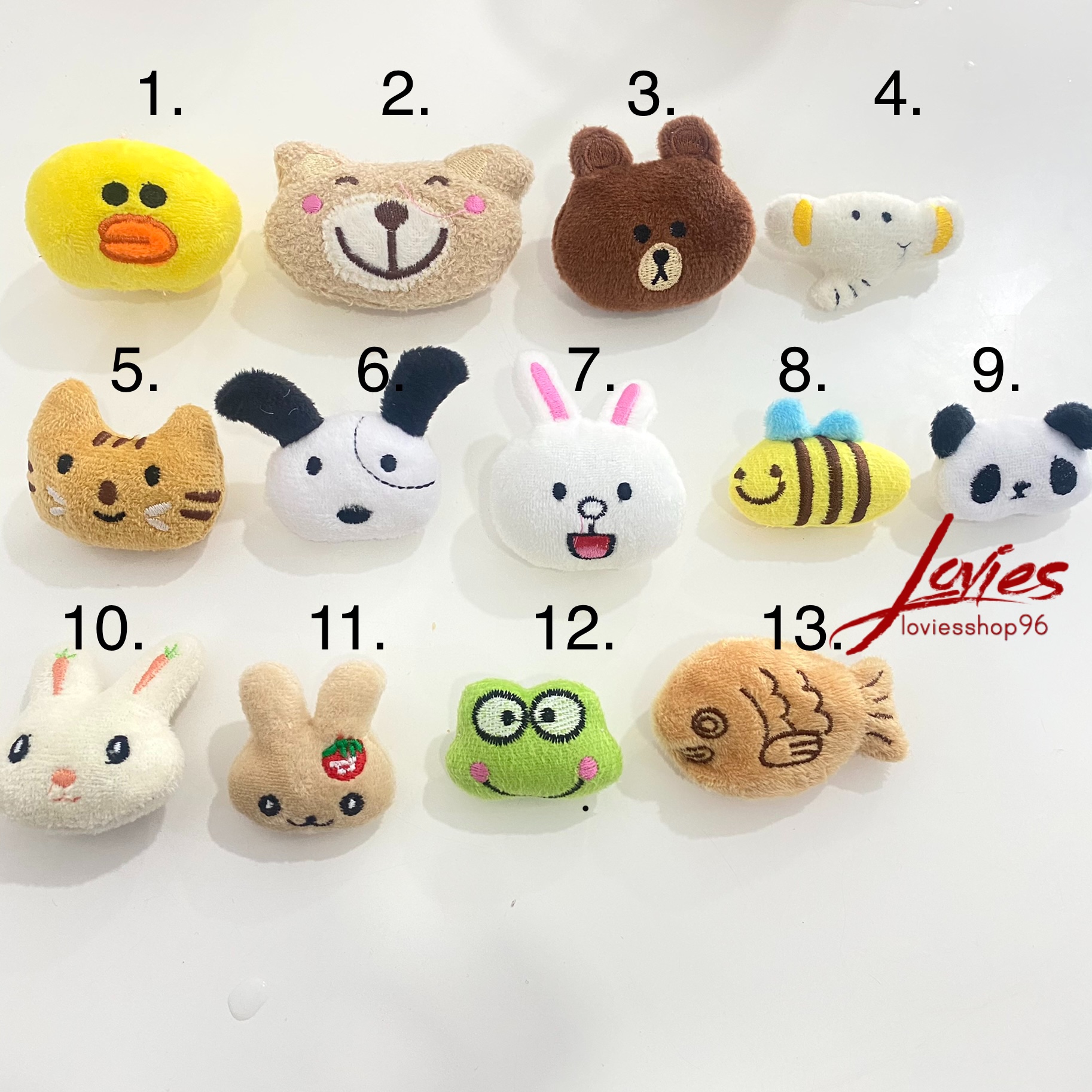 Gấu bông cài áo/balo siêu cưng