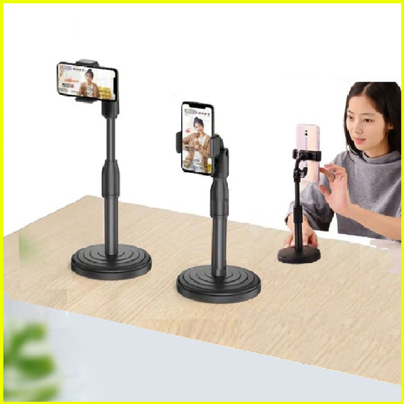 Giá Đỡ Điện Thoại Để Bàn Kẹp Điện Thoại Livestream Xem Video Xoay 360 Độ