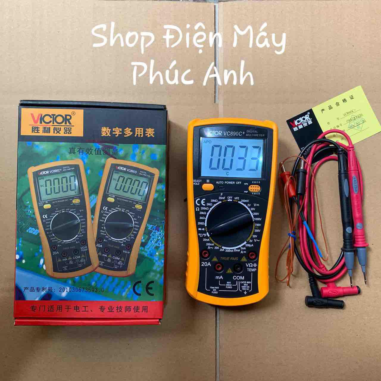 Đồng Hồ Đa Năng Vom VICTOR VC809+