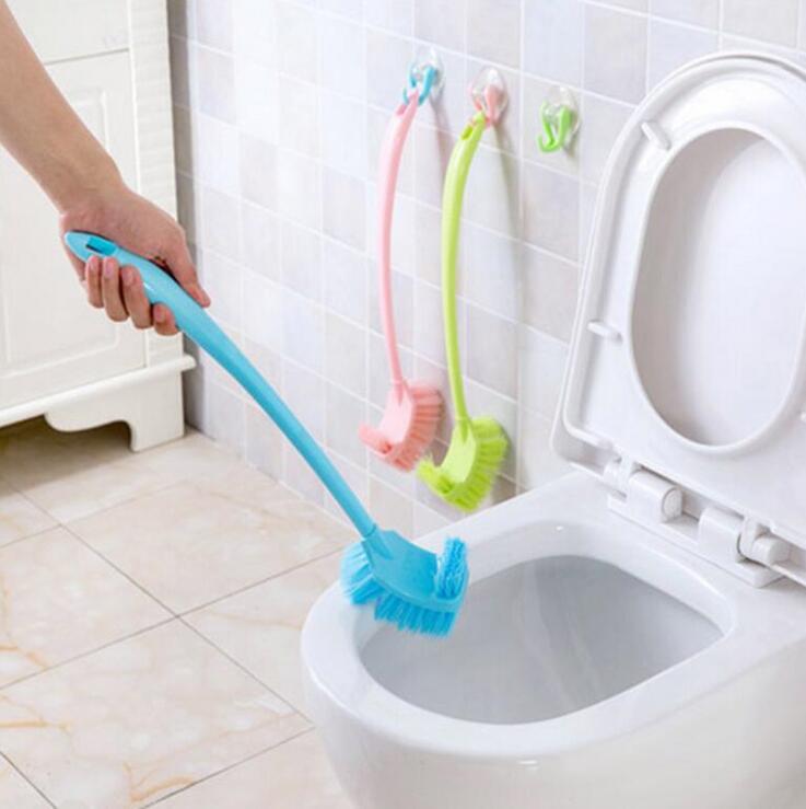Bàn chải chà bồn cầu 2 đầu đa năng