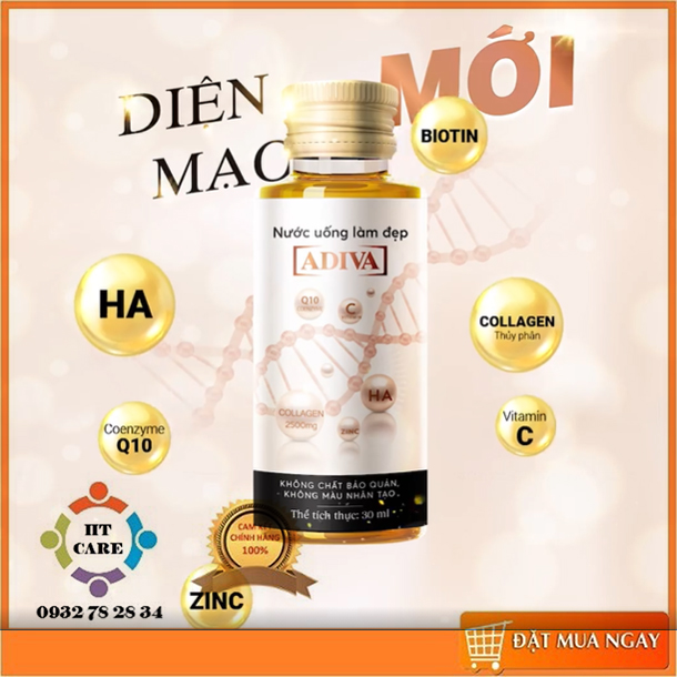 [HCM]COLLAGEN ADIVA - HỘP 14 chai/30ml