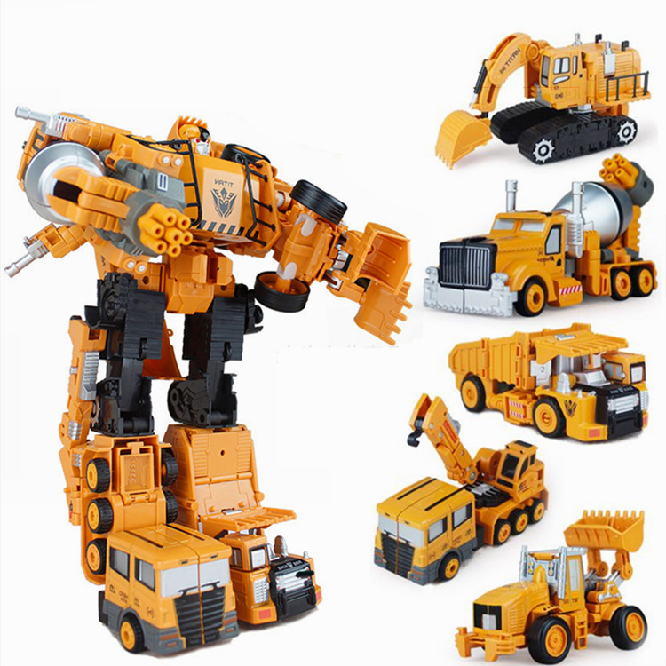 ROBOT Biến hình Bằng sắt - 5in1 Trans Truck
