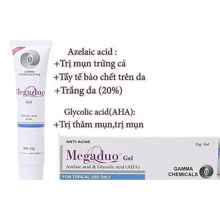 Megaduo - Gel giảm mụn trứng cá - 15g