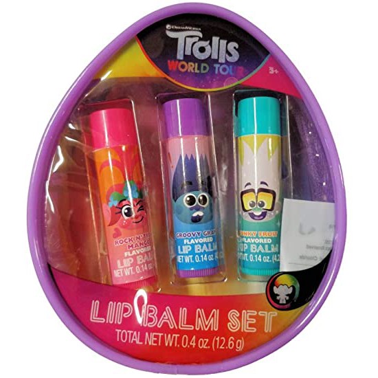 Set son dưỡng Trolls World Tour 3 cây 12.6g