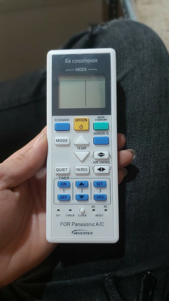 Khiển điều hòa panasonic inveter 2 chiều