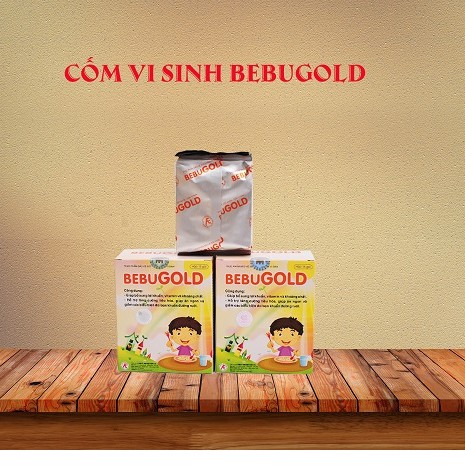 CỐM VI SINH BEBUGOLD – Hỗ trợ tăng cường tiêu hóa (Hộp 15 gói)