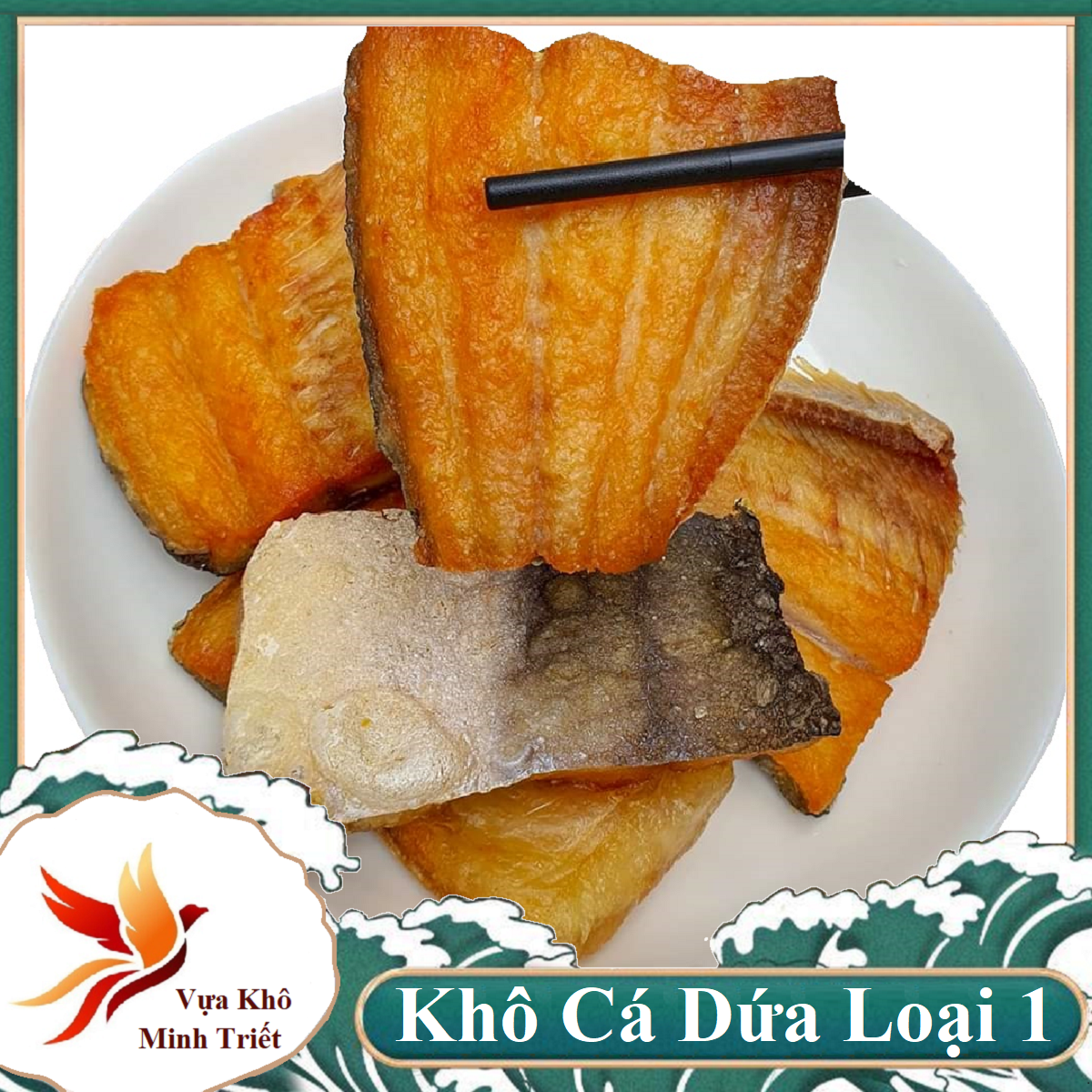 Khô Cá Dứa Thiên Nhiên 1KG KHÔ CÁ DỨA CẦN GIỜ - VỰA KHÔ MINH TRIẾT khô cá dứa dân dã, dễ làm cho bữa cơm thêm ngon miệng