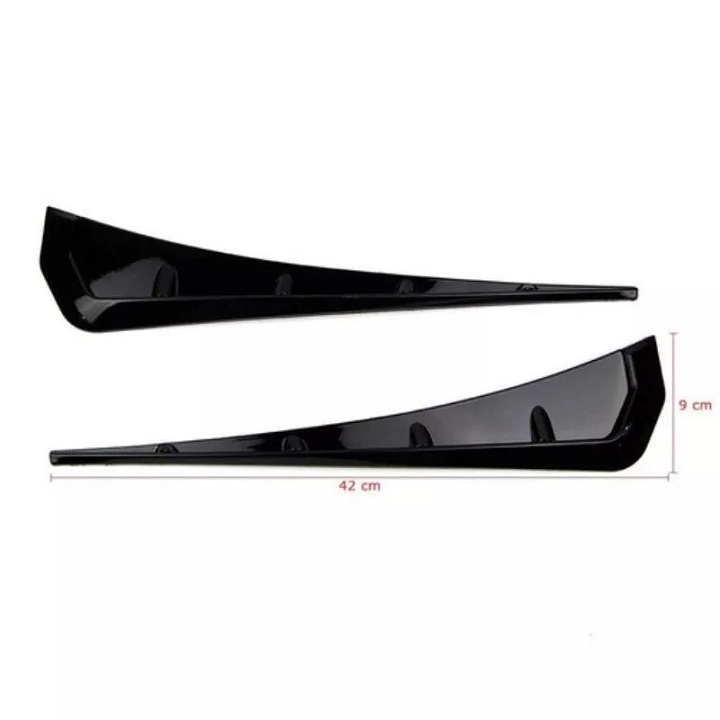[HCM]Bộ 2 mang cá dán sườn xe ô tô MC020 (carbon)