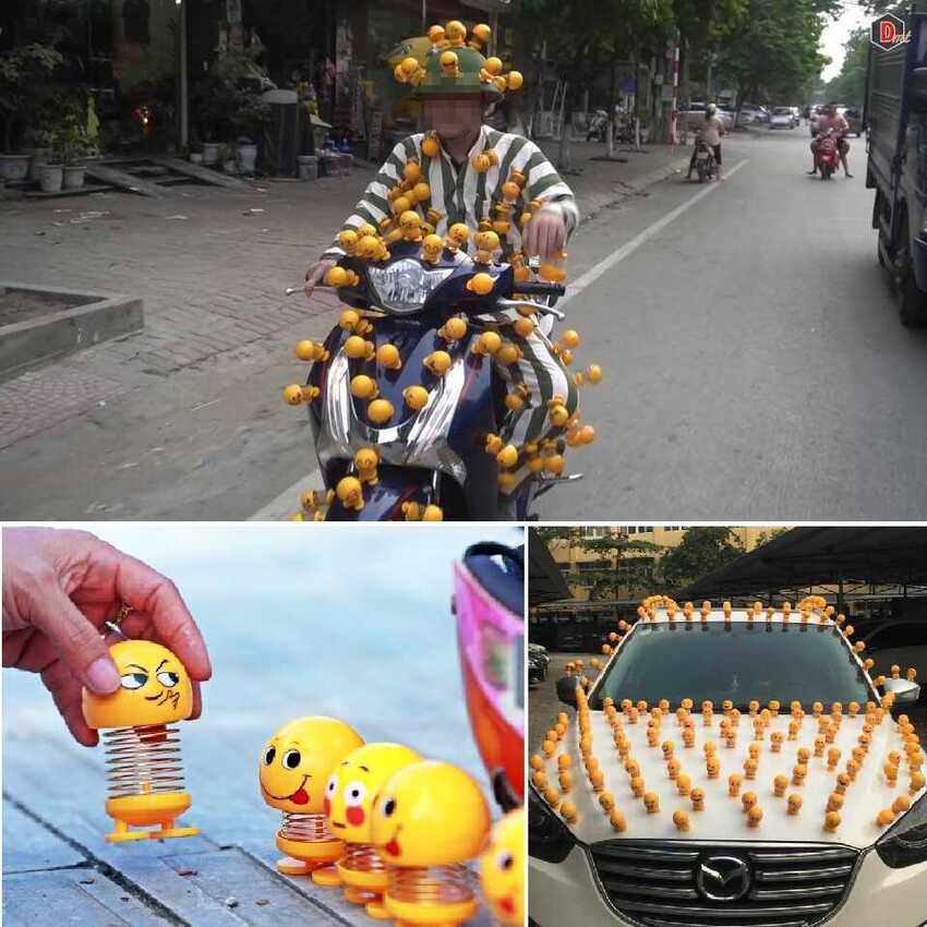 Spring Emoji – decorating house, vehicle – Reduce stress – combo 5 boxes