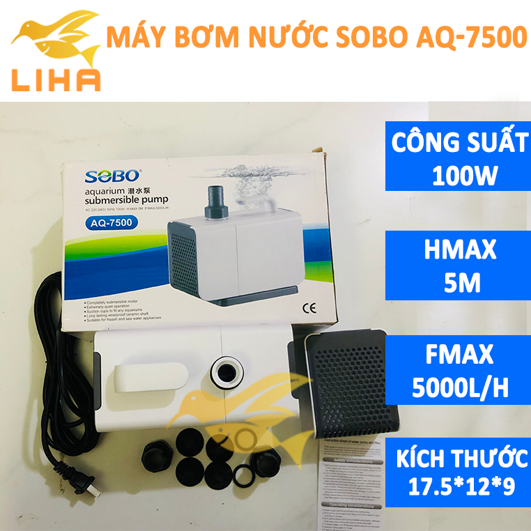 Máy bơm nước sobo aq-7500 - máy bơm bể cá