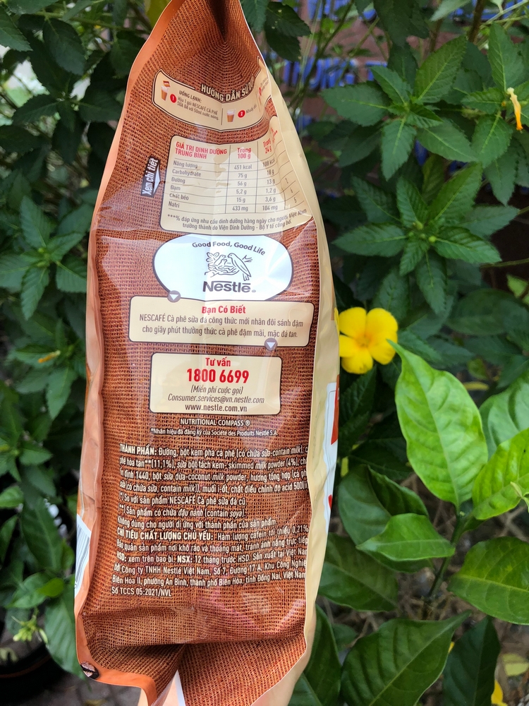 |HCM|Cà phê hòa tan Nescafé café Việt cà phê đen đá (Túi 35 gói x 16g)