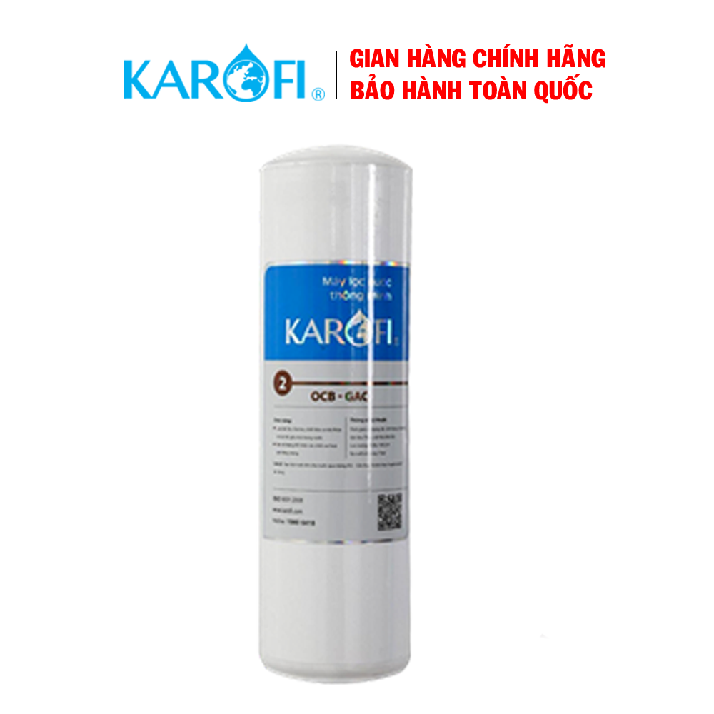 Lõi lọc nước số 2 Karofi - Lõi lọc karofi OCB-GAC - lõi lọc Karofi