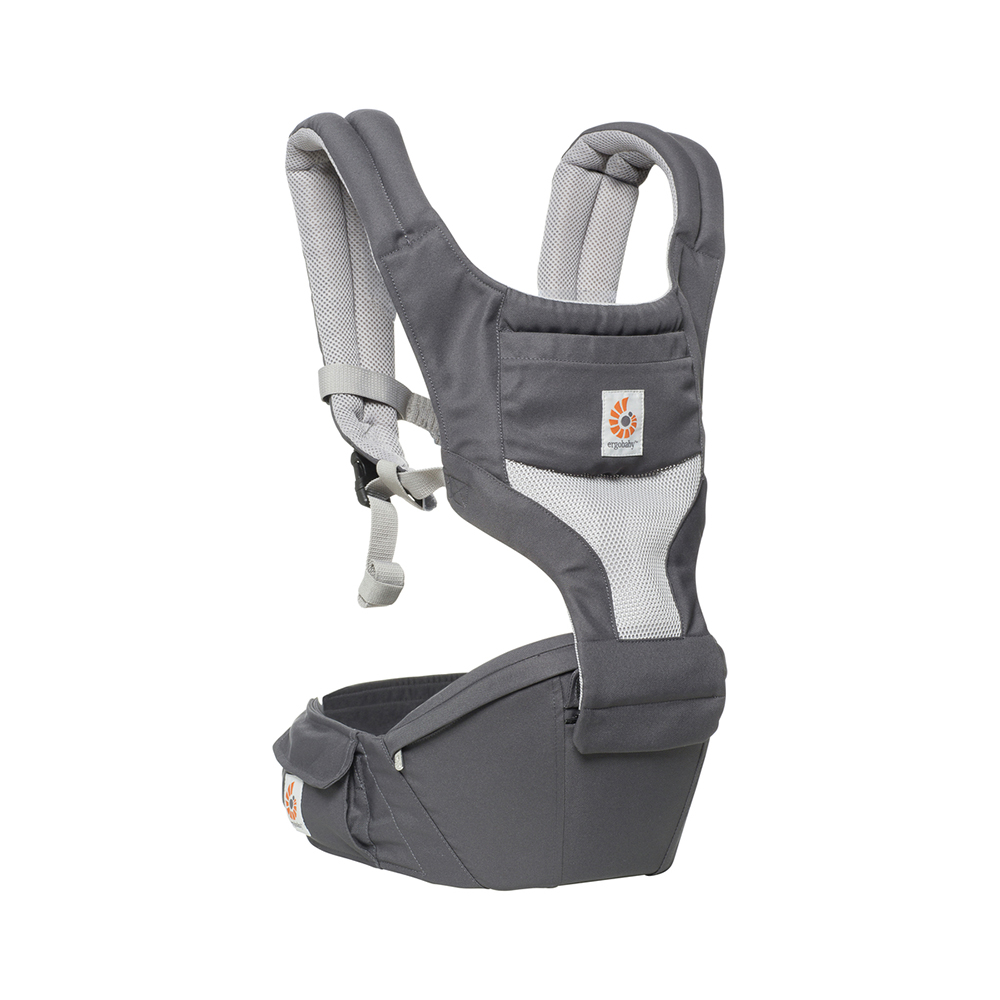 Địu cho bé Ergobaby Hip Seat Cool Air Mesh – Địu em bé nguyên kiện của Mỹ, địu 4 tư thế cho bé từ 5,5-20kg, bảo hành chính hãng 12 tháng