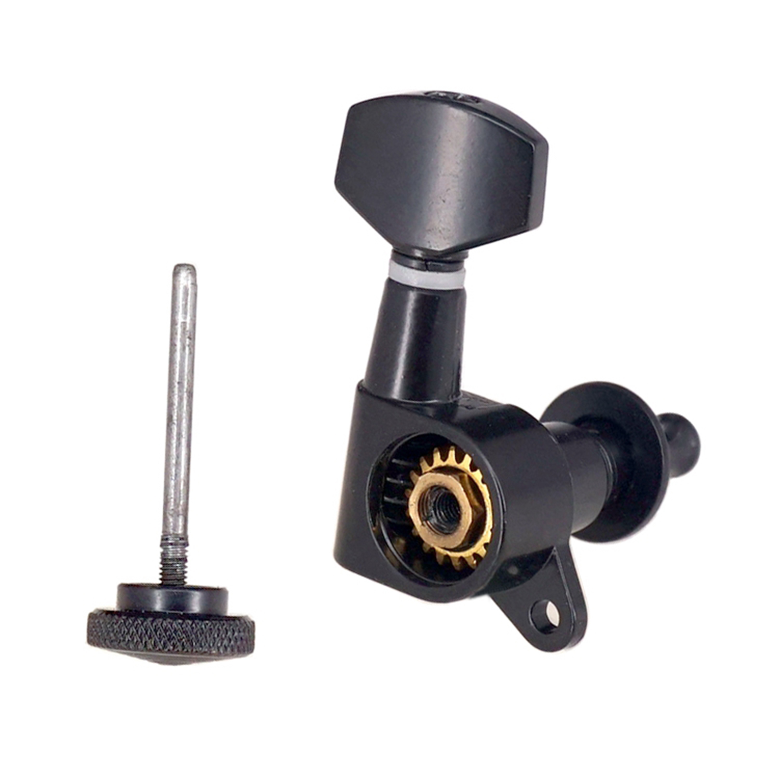 Bộ Điều Chỉnh Khóa Đàn Guitar Kowaku 6 Cái (6 Tay Phải)-Chuỗi Khóa Phím Điều Chỉnh Đầu Chốt Máy Thay Thế Cho Điện Hoặc Đàn Ghi-ta Acoustic-Đen