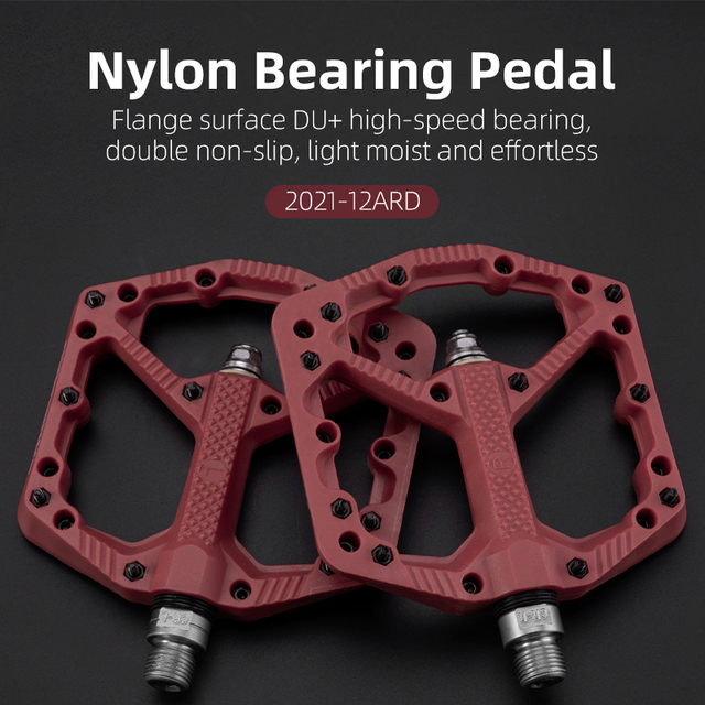 ROCKBROS Bàn đạp xe đạp Vòng bi kín Đạp MTB Bàn đạp chống trượt Bàn đạp nylon siêu nhẹ không thấm nước Nền tảng xe đạp chống nước Nền tảng xe đạp đường bộ Bàn đạp xe đạp Phụ kiện xe đạp