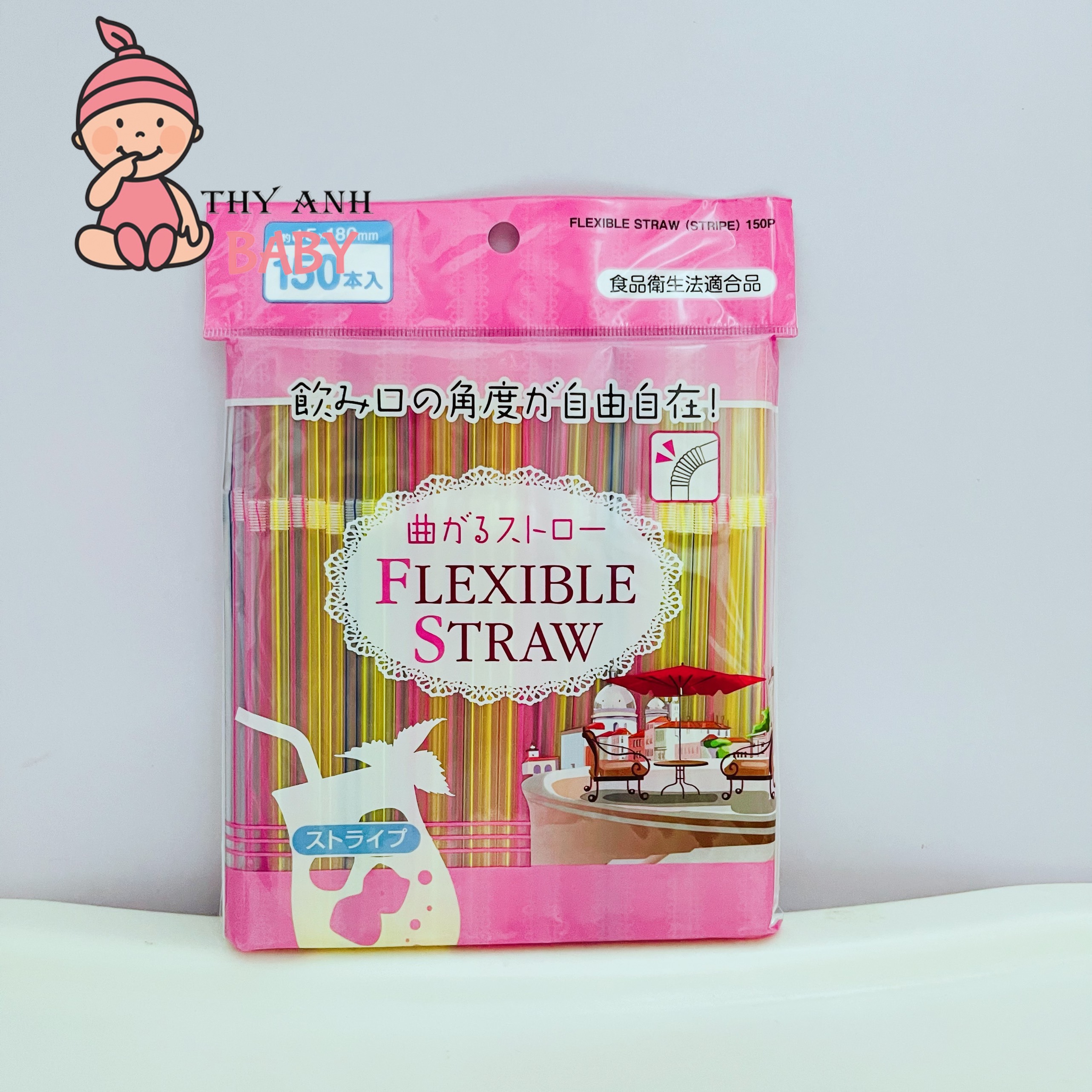 Set 120 ống hút nhựa - Nhật Bản