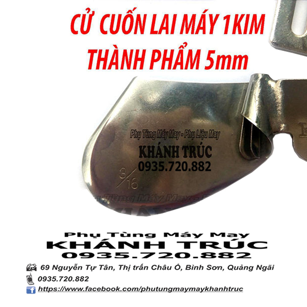 Cử lai 5mm máy may 1kim công nghiệp