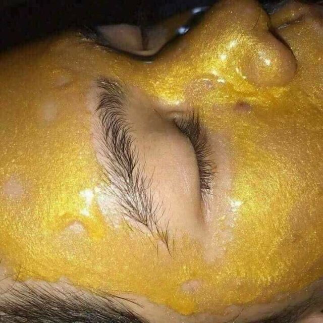 Bột Mặt Nạ Dẻo Sâm Vàng 24k  dùng spa và cá nhân 1KG