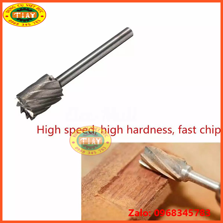 Bộ 10 mũi khắc, mài, làm lũa HSS cao cấp cán 3mm