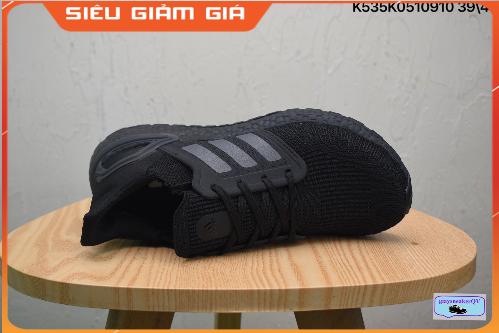 Giày Thể Thao Ultra Boost 6.0 Full Đen Dành Cho Nam Nữ