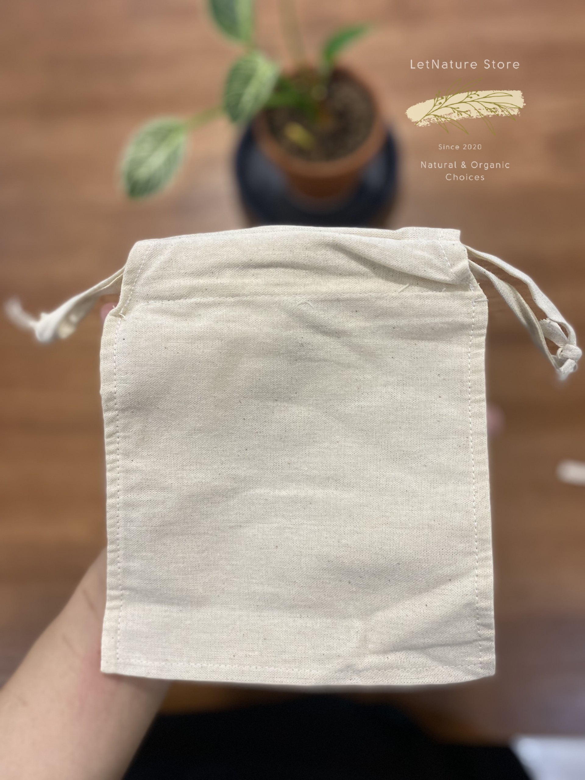 Túi lọc vải màu tự nhiên - vietherb