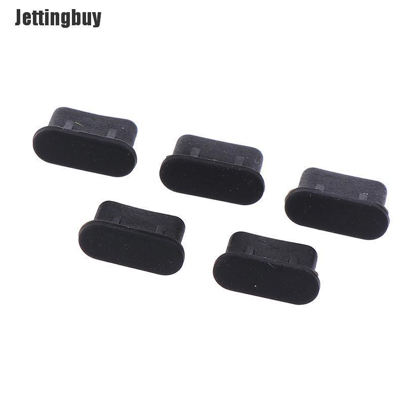 Jettingbuy 5pcs USB type-c dustproof cover cap jack charger plug port anti-dust plug