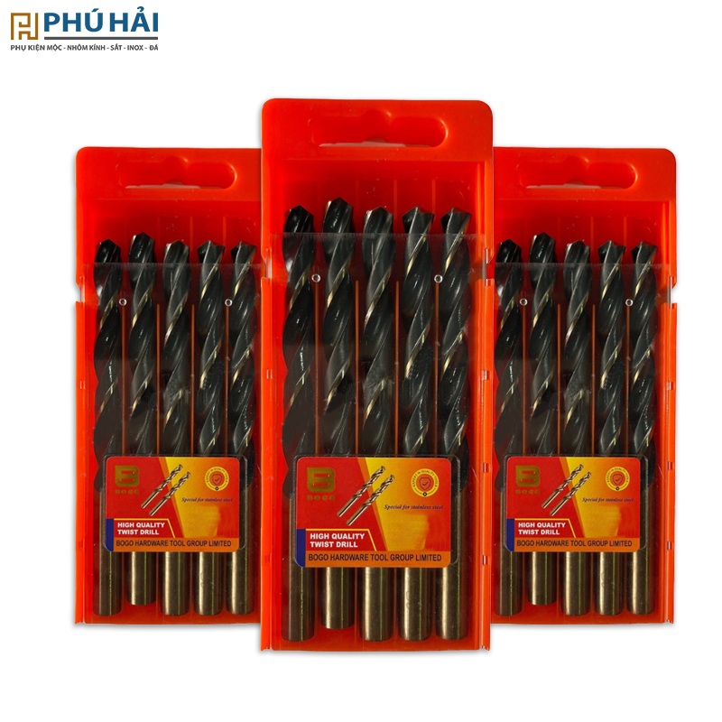 Mũi khoan inox BOGO nhiều kích thước (cái)