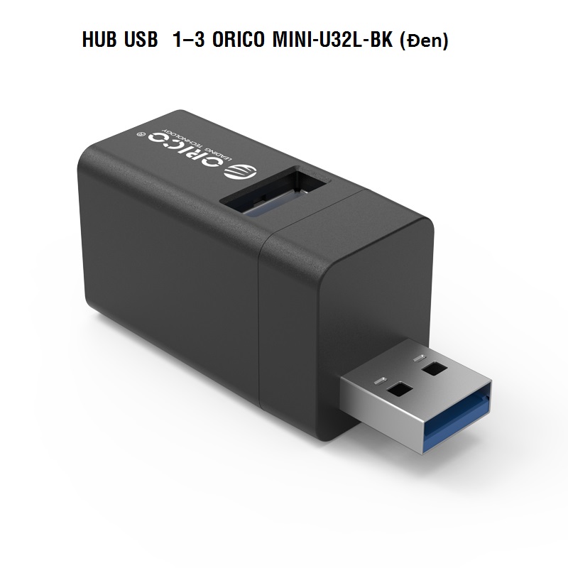 Bộ chia 3 cổng USB 3.0/ USB 2.0 Orico MINI-U32L Chính Hãng