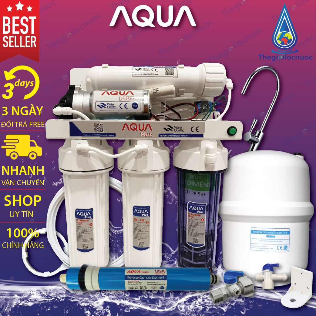 [HCM]Máy lọc nước Aqua 10 cấp không tủ chính hãng