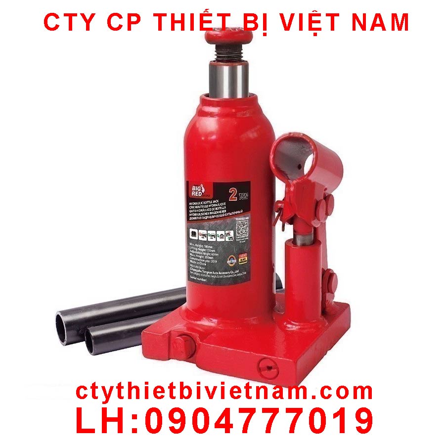 Kích thủy lực, con đội thủy lực 2 tấn Torin Big Red - TCH90204D