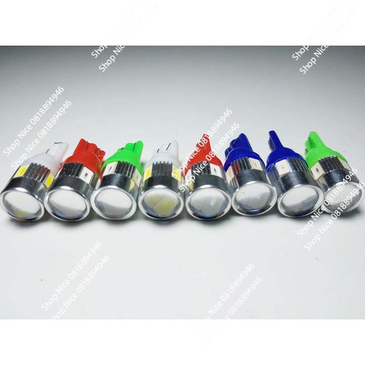 Đèn led xi nhan xe máy đề mi 6 tim led giá 1 chiếc